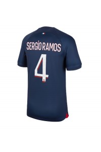 Paris Saint-Germain Sergio Ramos #4 Voetbaltruitje Thuis tenue 2023-24 Korte Mouw